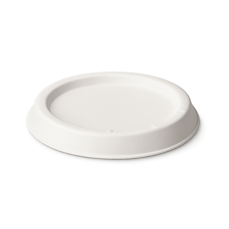 Sugarcane Serving Container – Lid Fits C004 Cup (Carton of 2000)