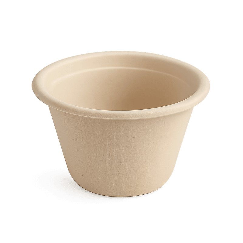 4oz Sugarcane Serving Container – Cup Unbleached (Carton of 2000)