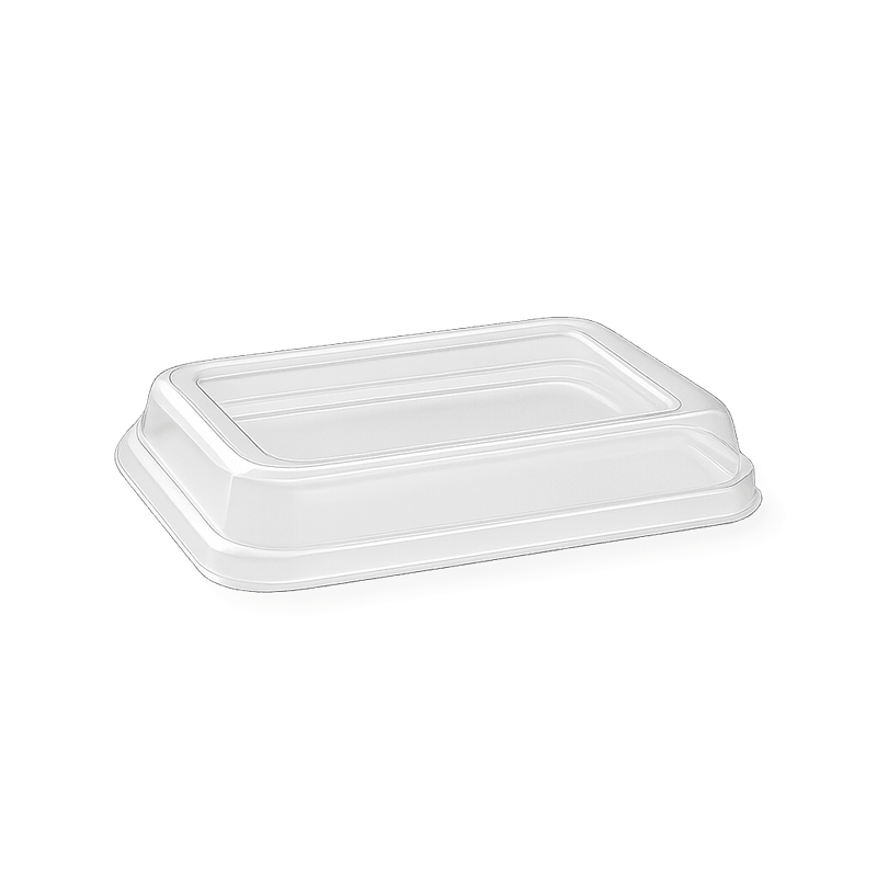 10oz Sugarcane Takeaway Container – Lid for Tray (Carton of 1000)