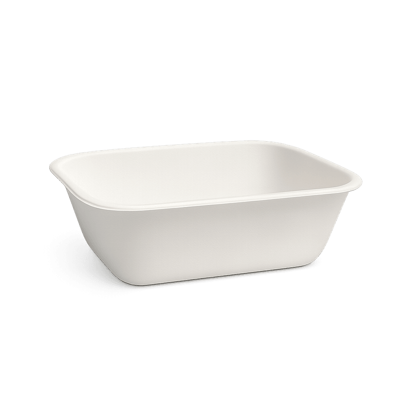 10oz Sugarcane Takeaway Container – Tray (Carton of 1000)