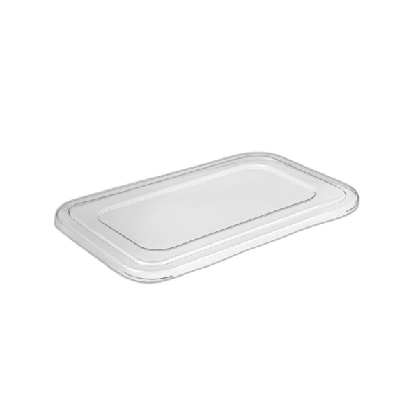 PET Takeaway Container – Lid Fits TR4 Compartment Tray (Carton of 300)