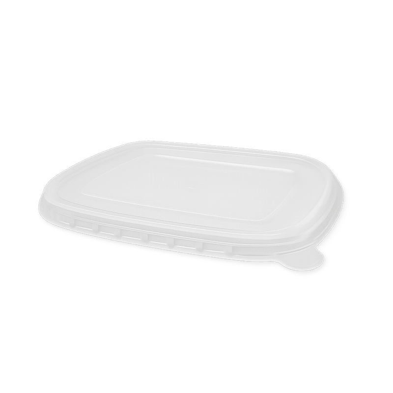Takeaway Container – CPLA Lid for Rectangular Fits 500-1000ml (Carton of 300)