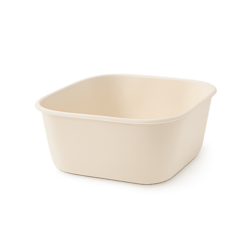 Bamboo Takeaway Container – PBS Coated Square 1200ml (Carton of 300)
