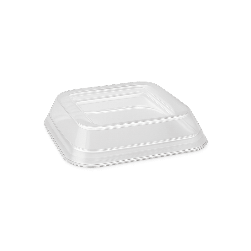 7oz Sugarcane Takeaway Container – Lid for Tray (Carton of 1000)