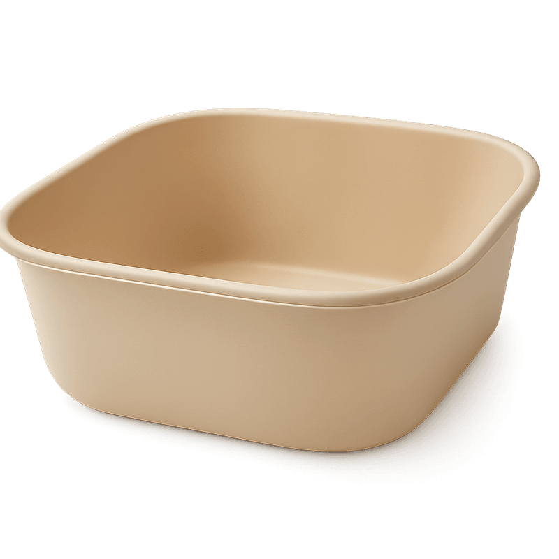 Bamboo Takeaway Container – PBS Coated Square 1000ml (Carton of 300)